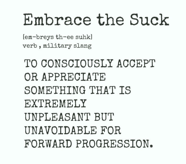 Embrace The Suck